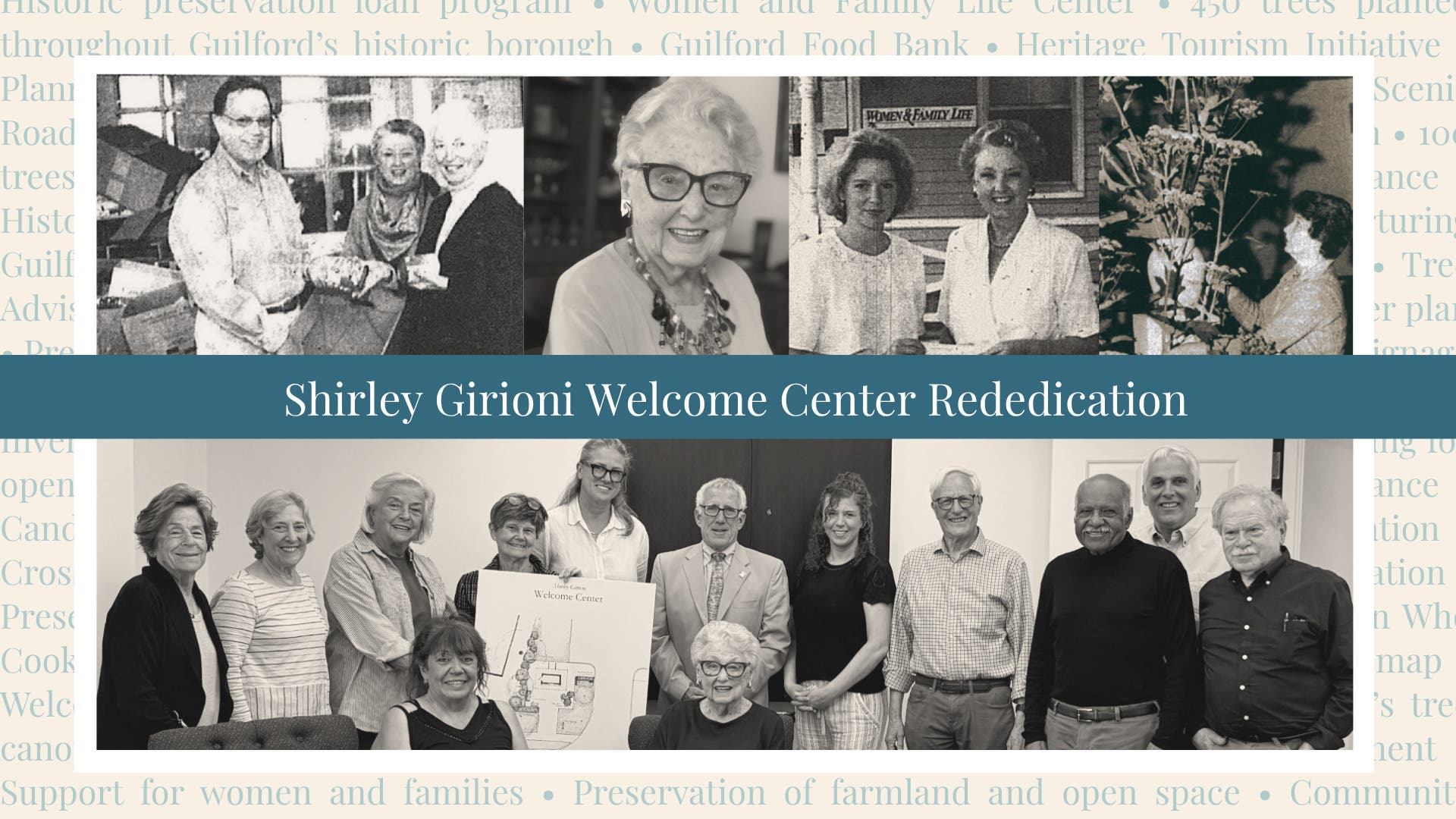 Shirley Girioni Welcome Center Rededication