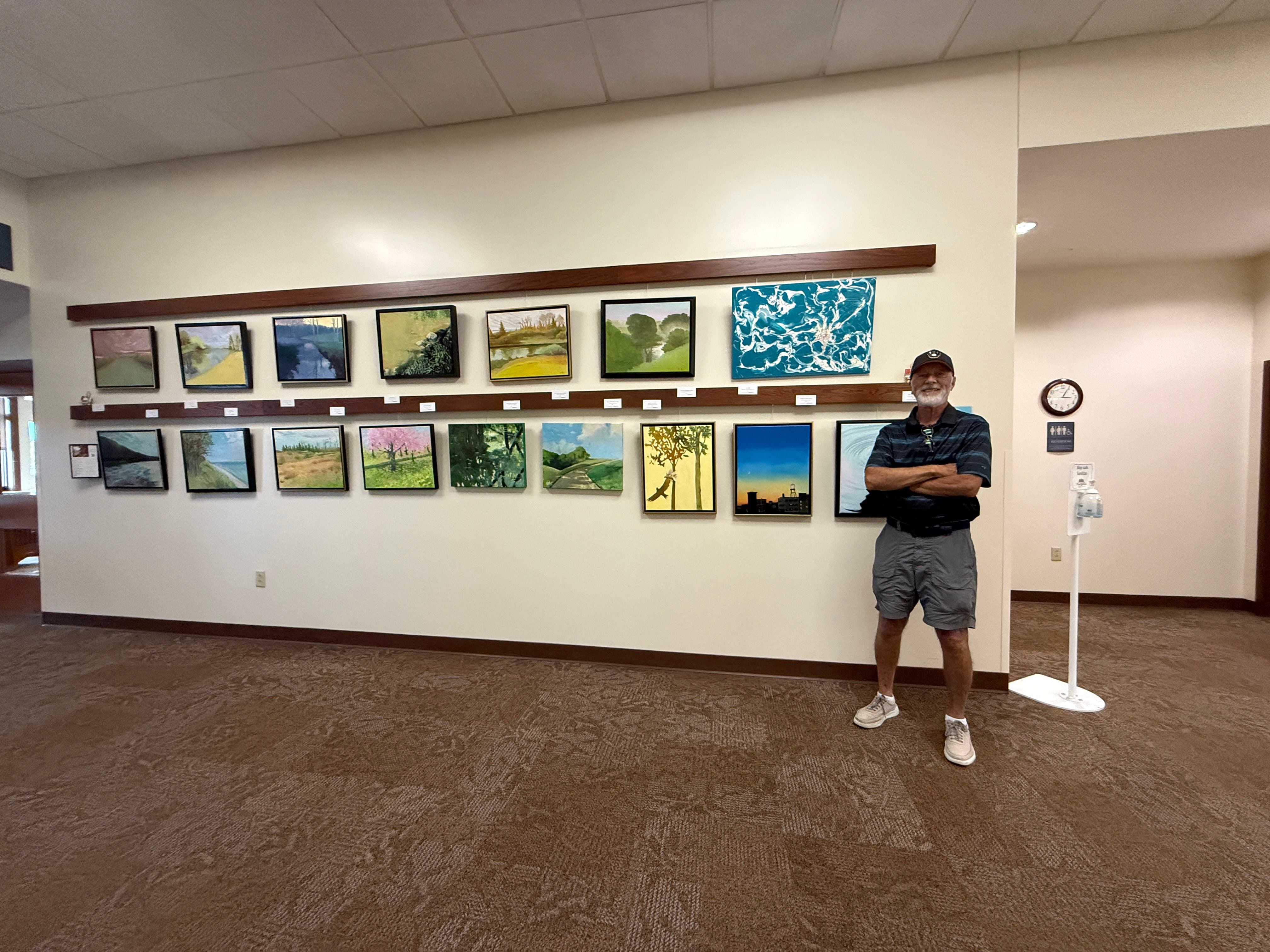 John Suess Art Exhibition at New Berlin Public Library