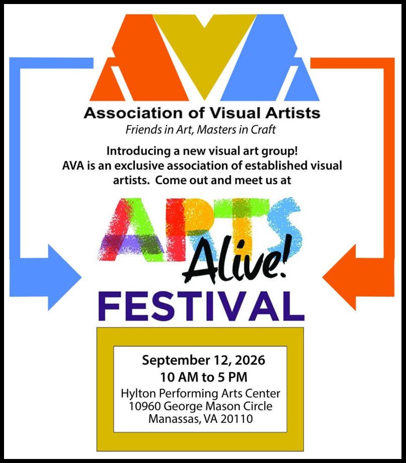 AVA at Arts Alive Sep 12 at the Hylton Performing Arts Center