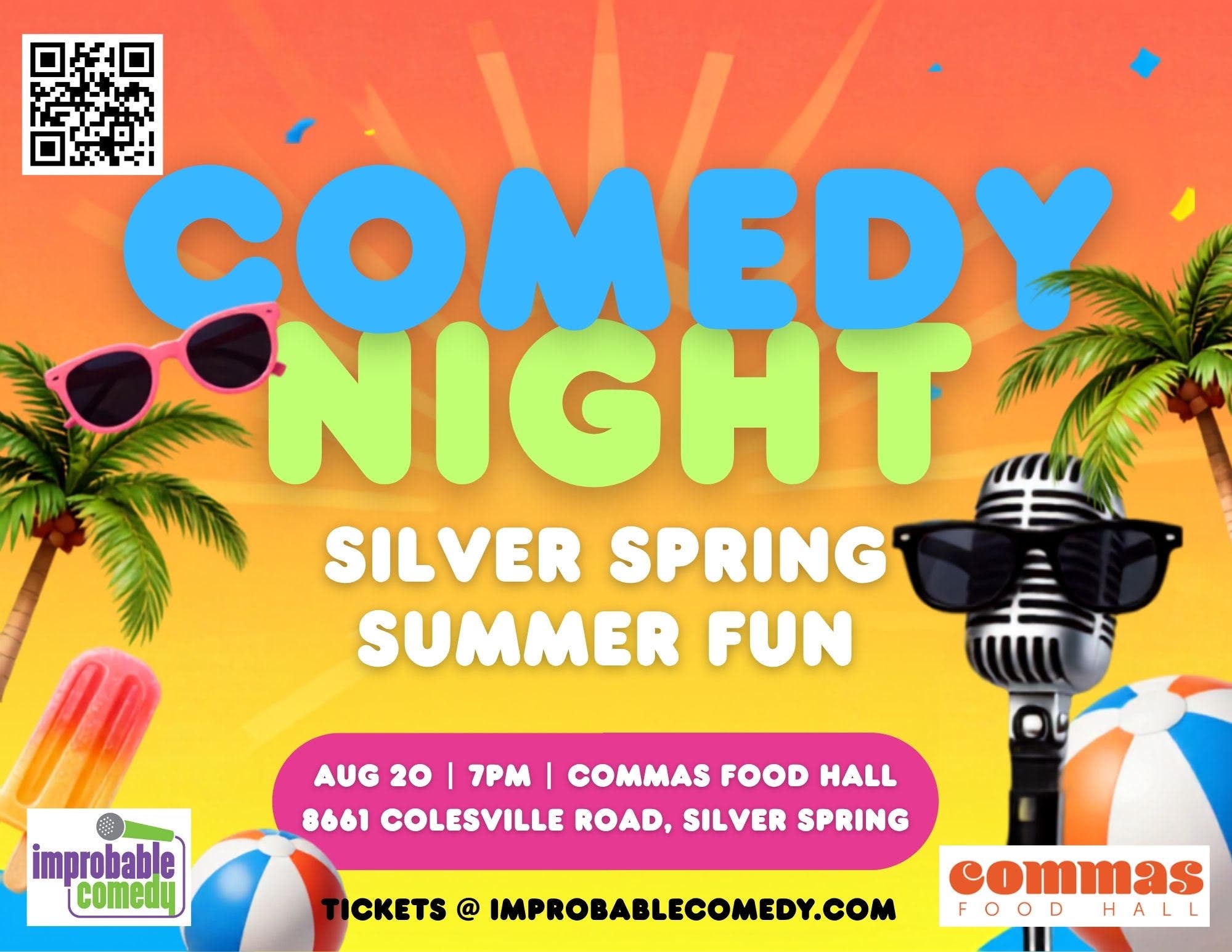 Silver Spring Comedy Night - Summer Fun