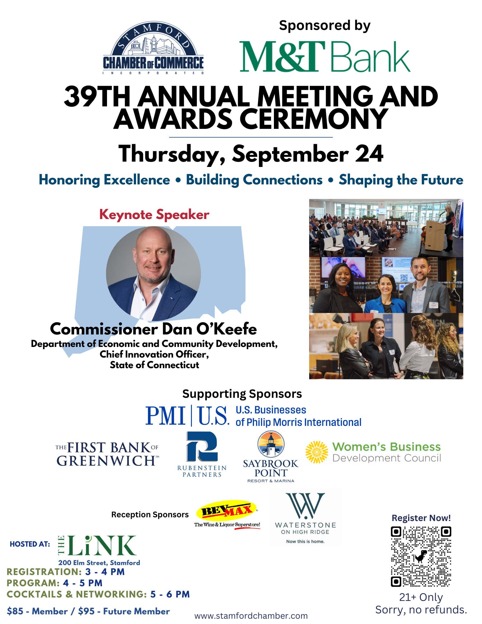 39th Annual Meeting & Awards Ceremony Keynote Speaker Commissioner Dan O'Keefe