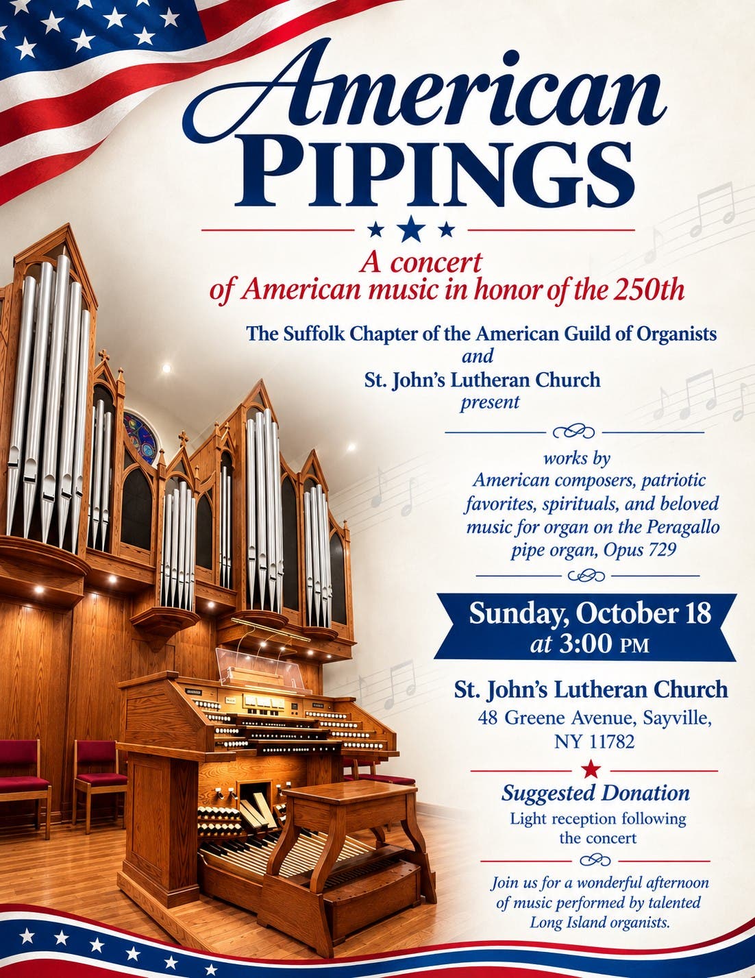 American Pipings Organ Concert