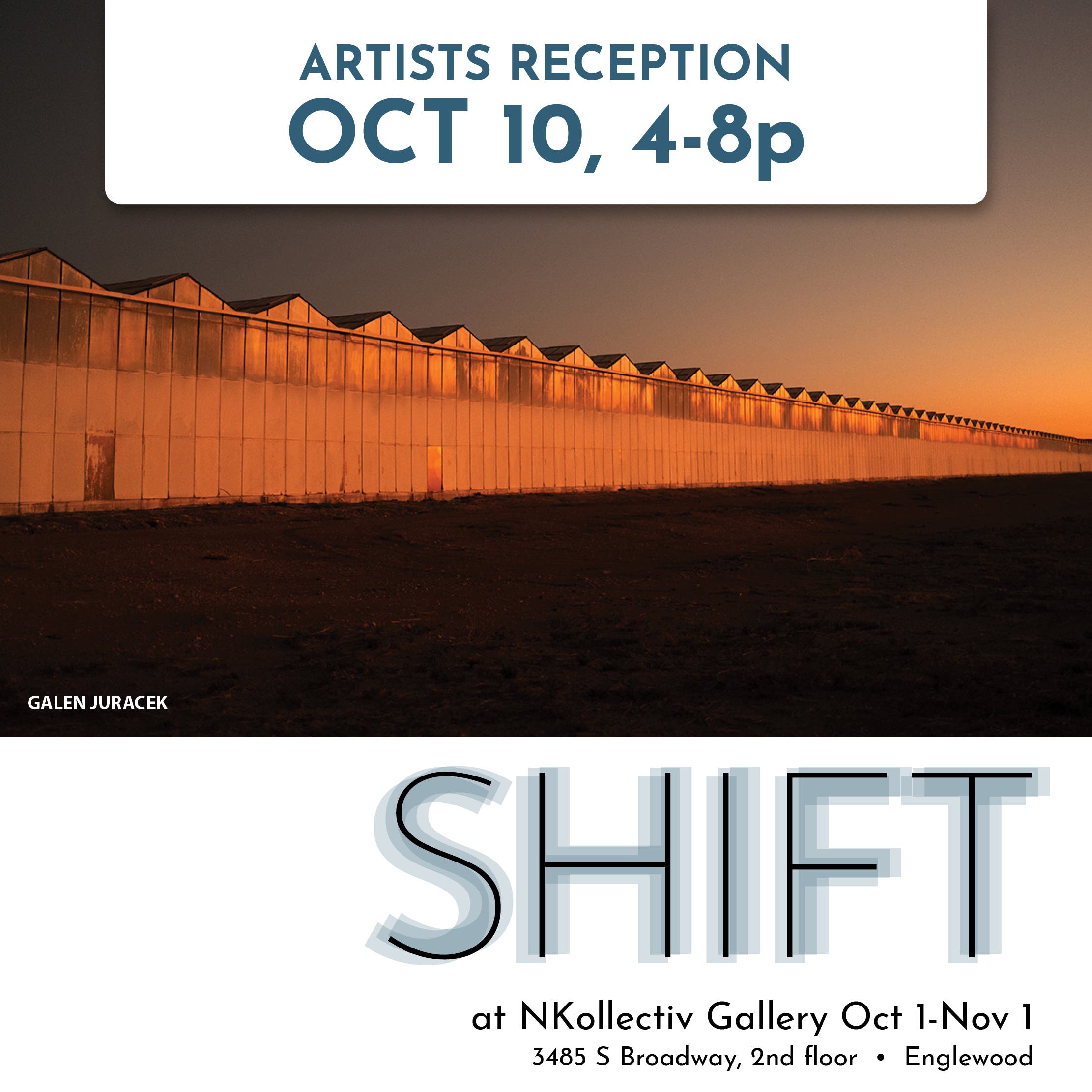 Artist Reception for “SHIFT,” a Juried Exhibition