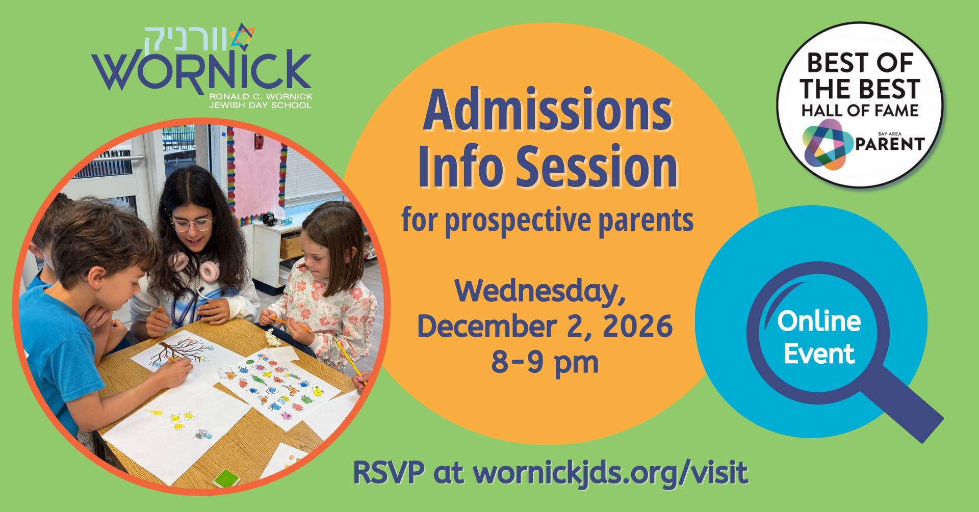 Admissions Info Session for Prospective Parents (Zoom)