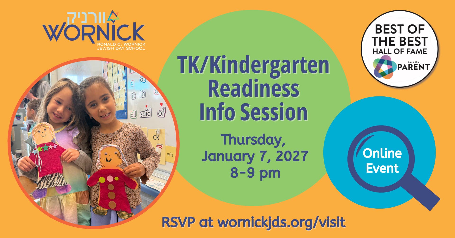 TK/Kindergarten Readiness Info Session (Zoom)