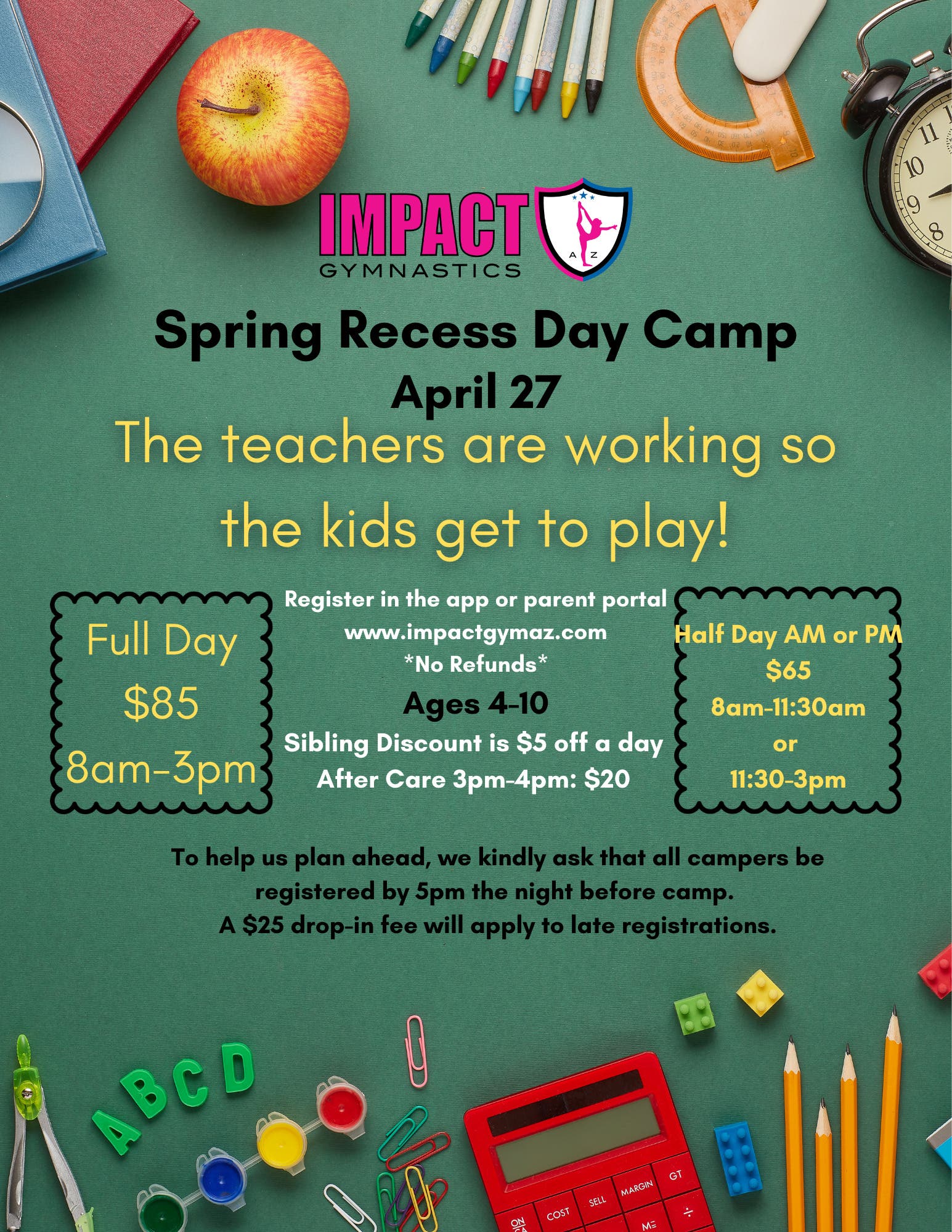 Spring Recess Day Camp - Attention, Madison School District Families