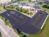 The parking lot at Craughwell Elementary School was replaced and restriped for more efficient pick-up and drop-off of students.