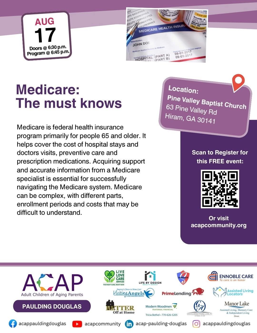 Medicare The Must Knows