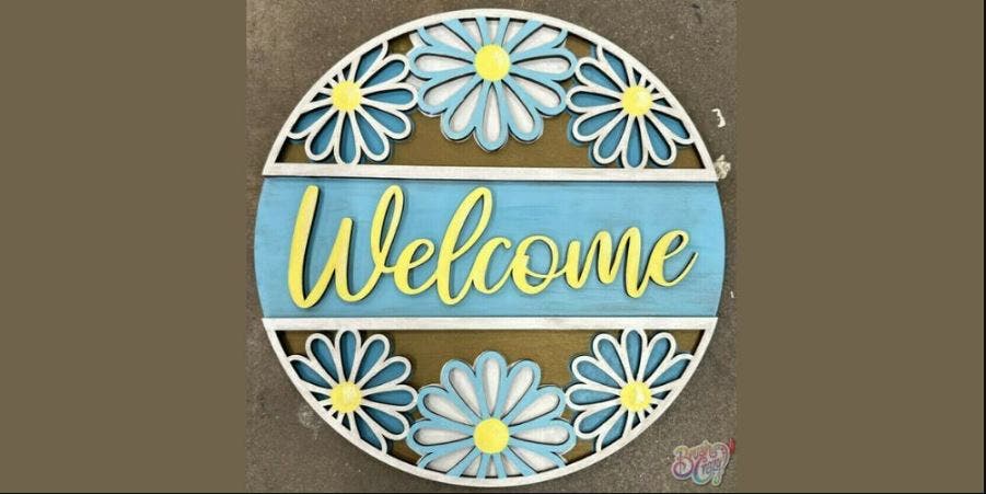 Floral Welcome 3D