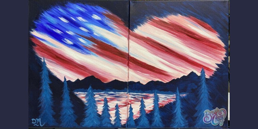Flag Heart Date Night