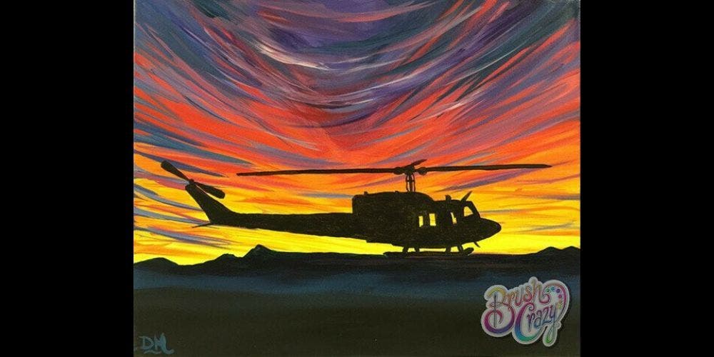 Helicopter Sunset