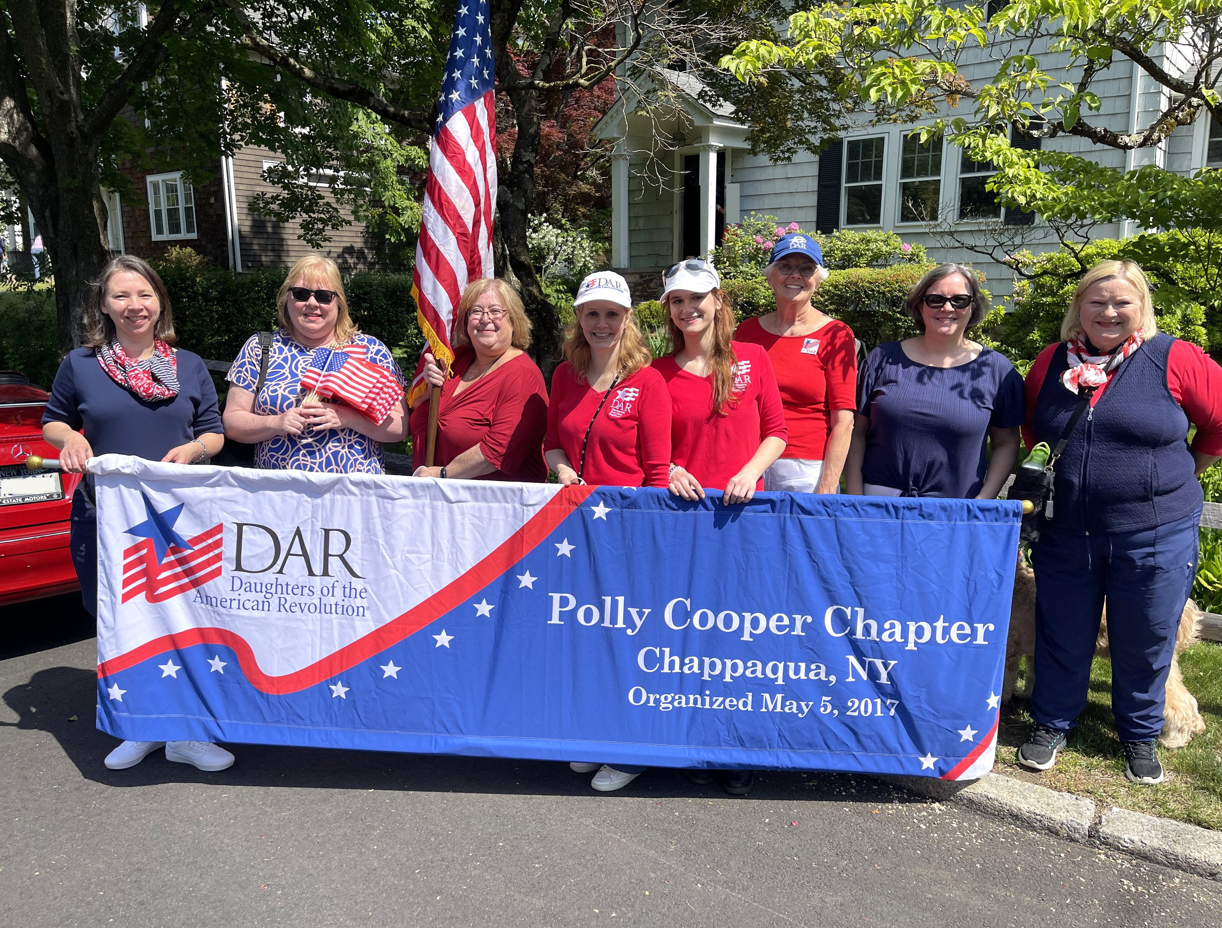 Polly Cooper Chapter – Preparing for the Line of March, New Castle Memorial Day Parade 2023