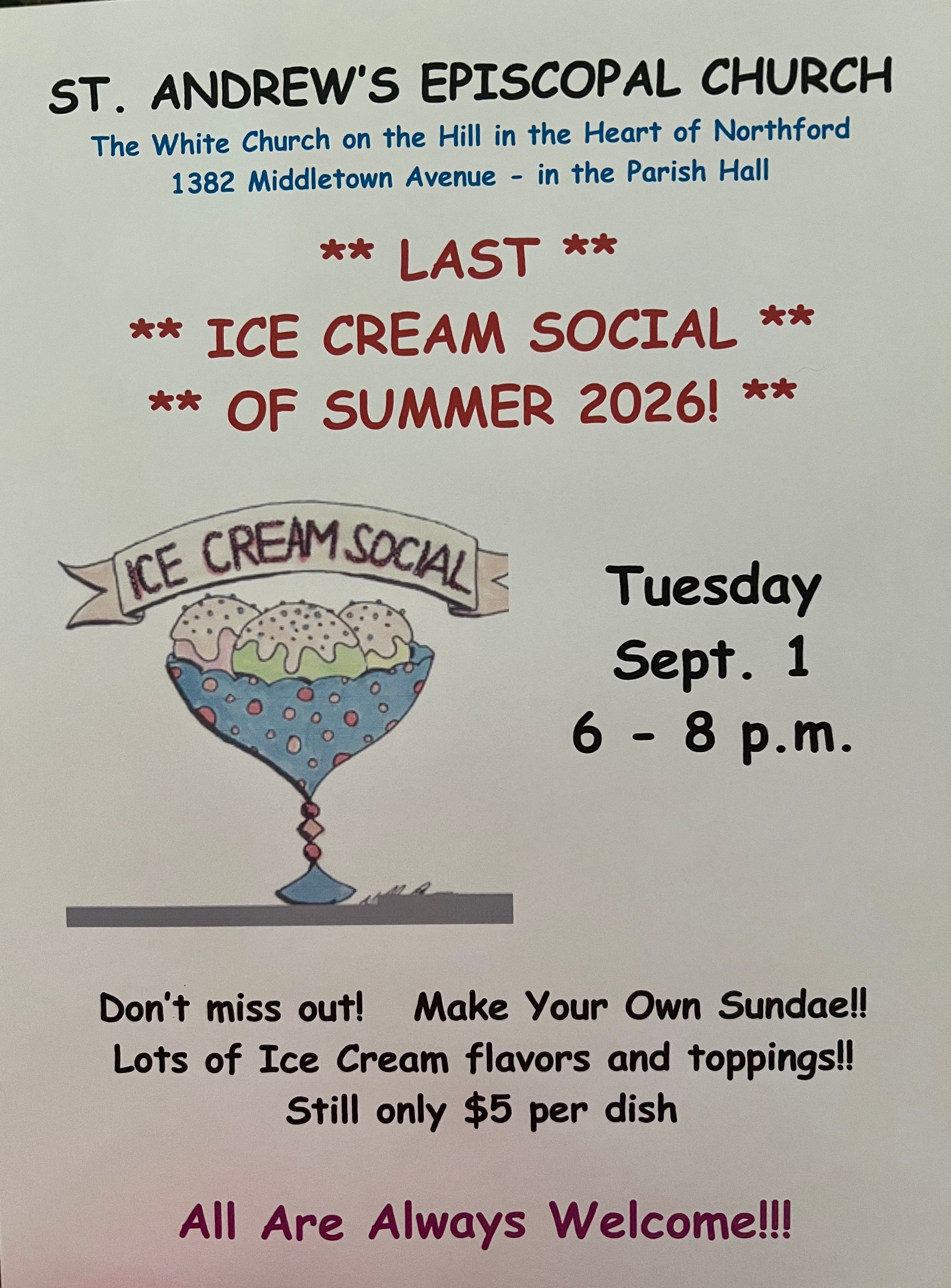 Ice Cream Social