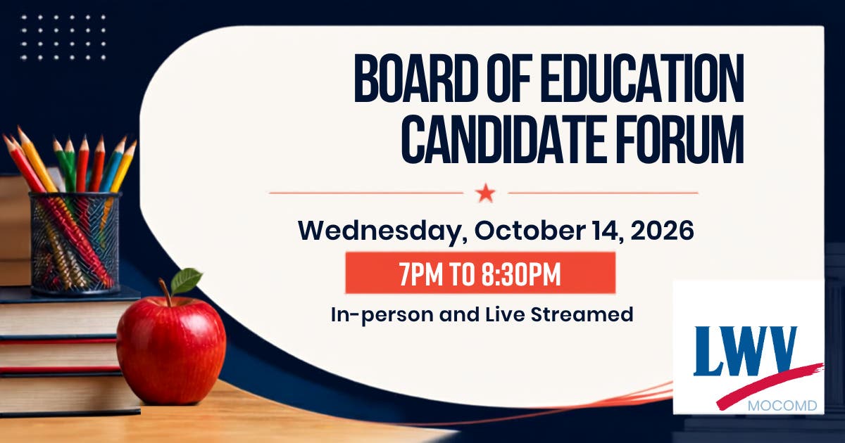 Board Of Education Candidate Forum