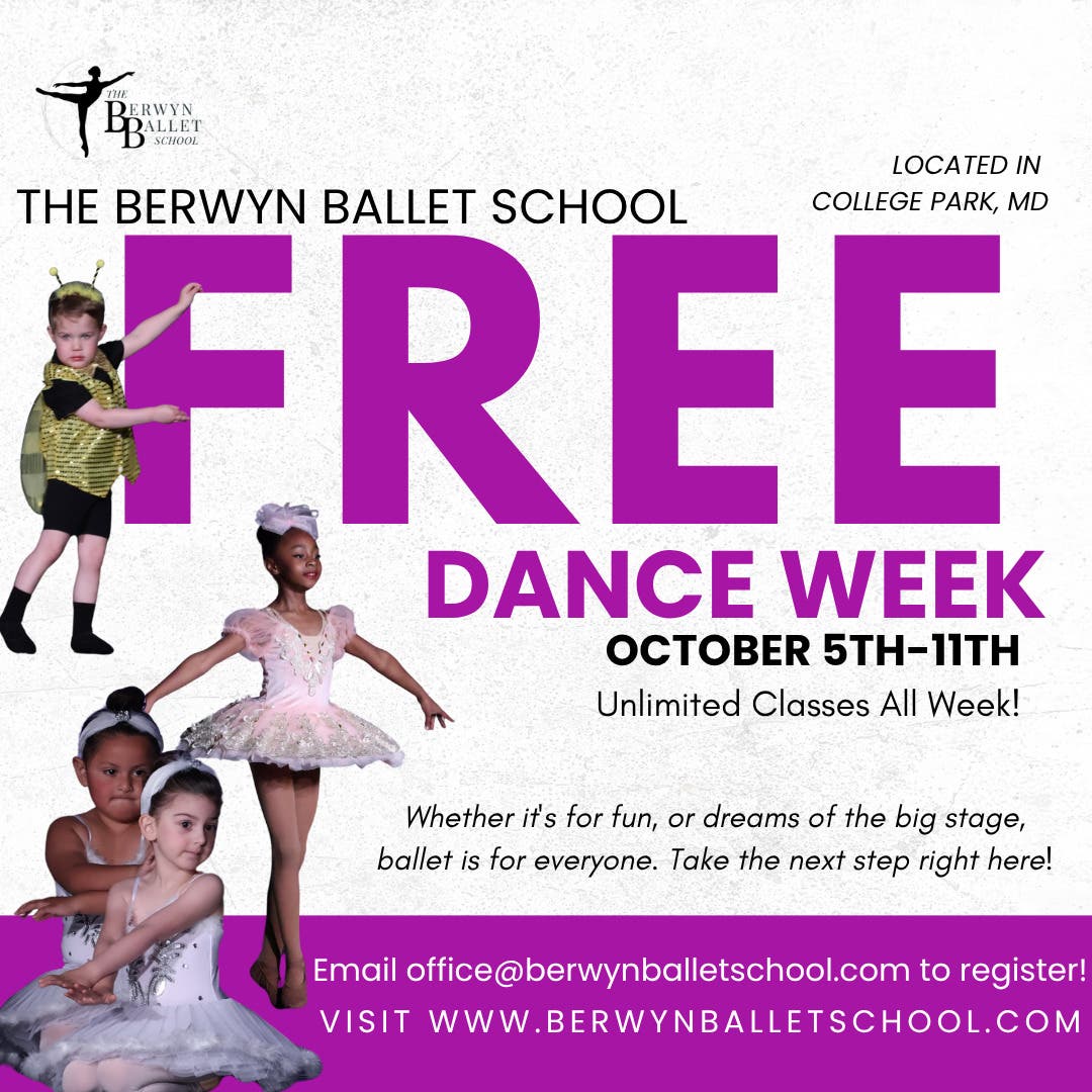 Free Dance Week at Berwyn Ballet School