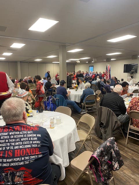Veterans FREE Breakfest to give Honor where Honor is due.