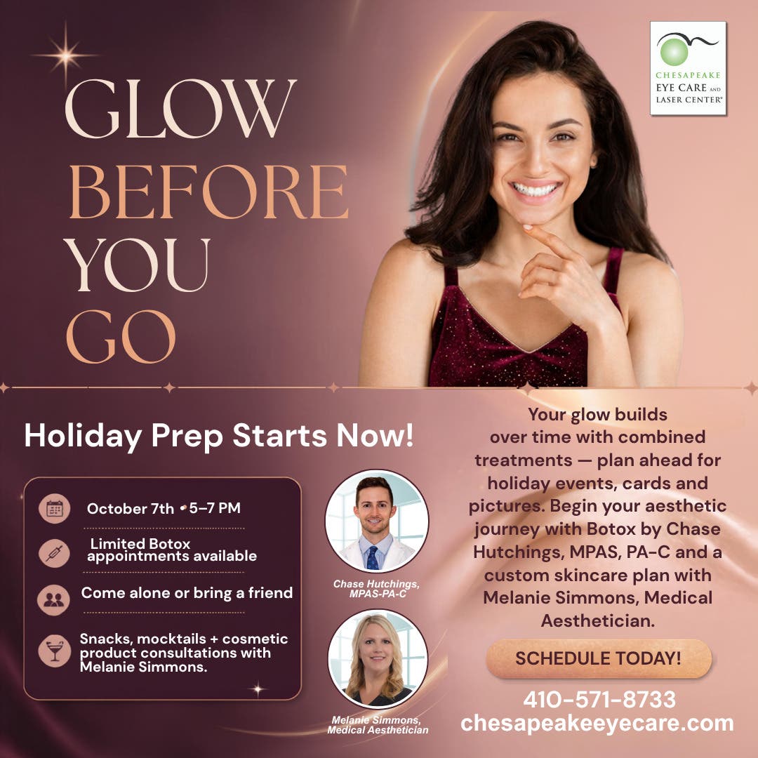 Glow Before you Go Cosmetic Event!