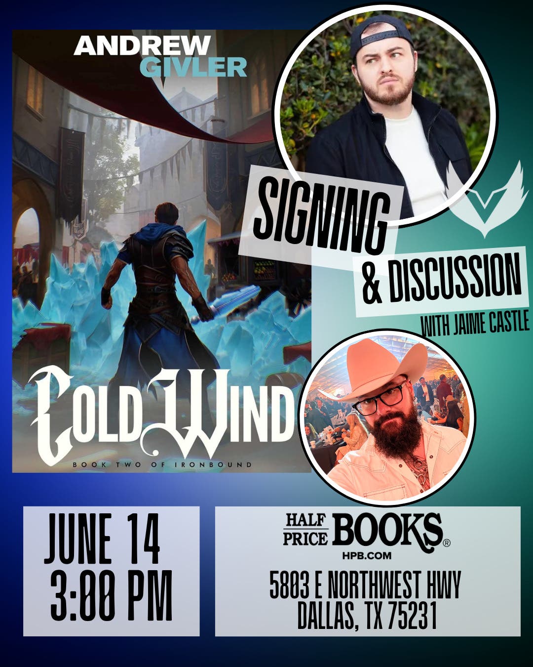 Discussion and Book Signing with Bestselling Author Andrew Givler 