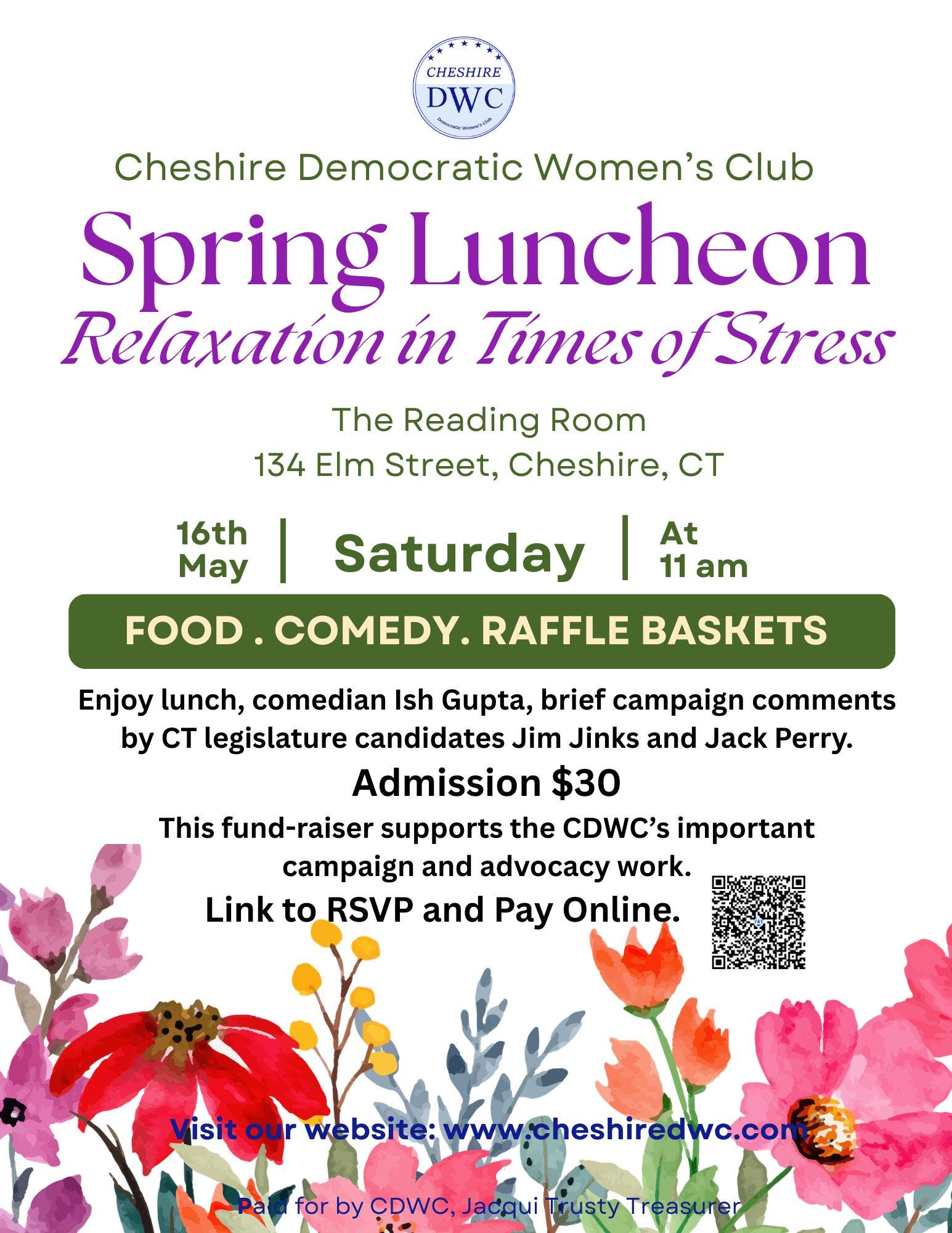 Spring Luncheon: Relaxation In Times Of Stress