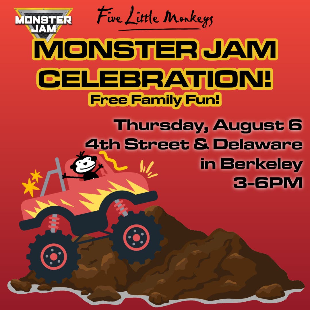 Monster Jam Celebration at Five Little Monkeys!