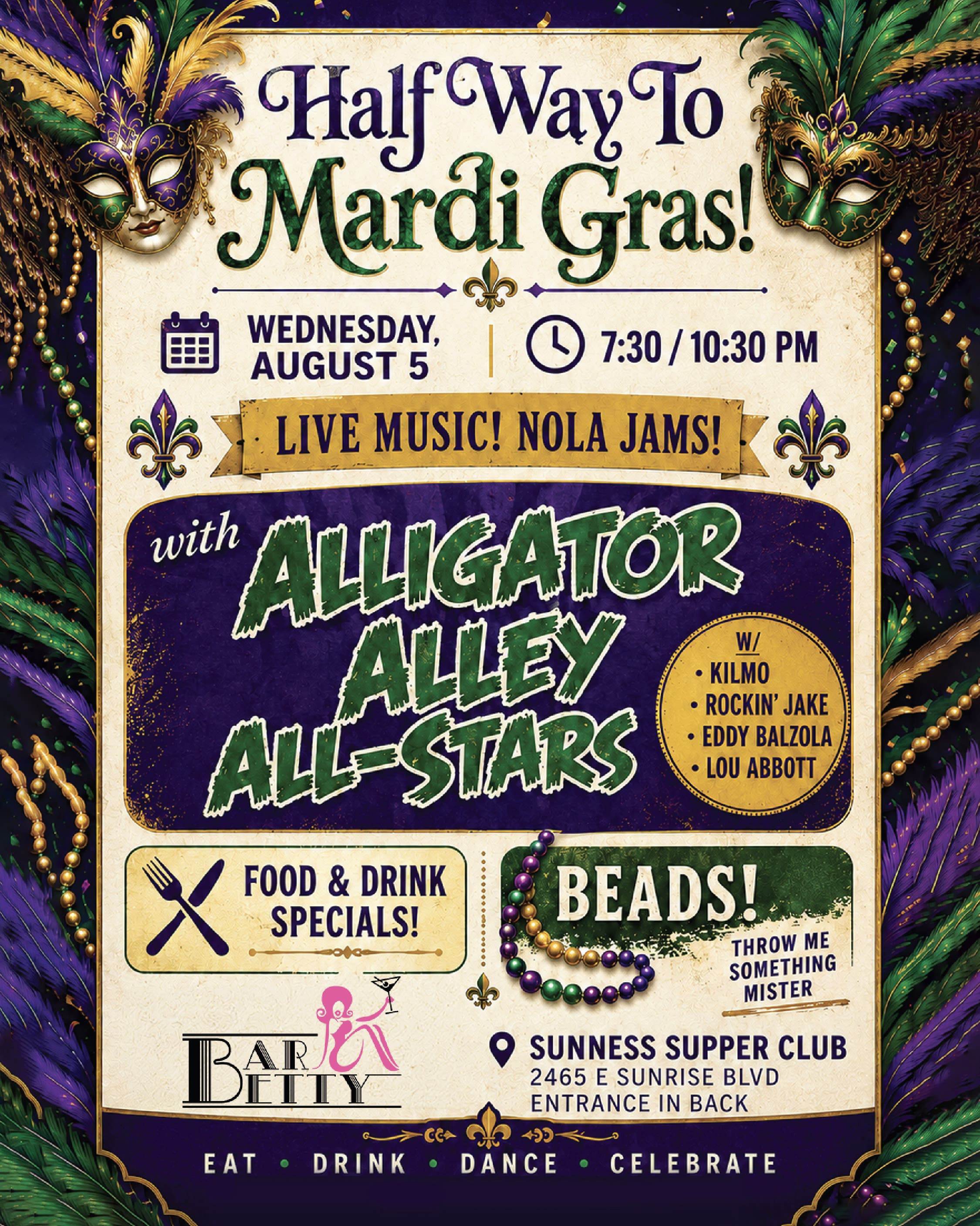 Halfway to Mardi Gras