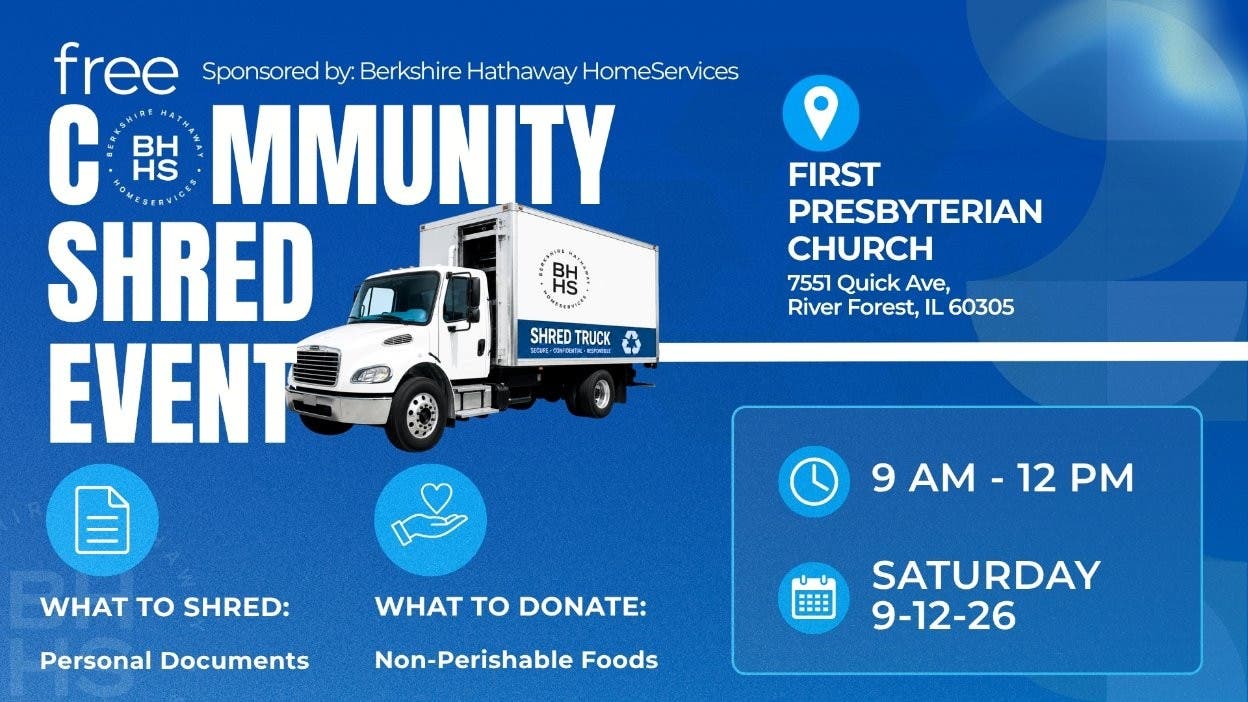 Free Community Shred Event and Food Drive Sponsored by BHHS Chicago