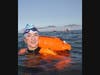 Susan Helmrich at a previous Swim Across America San Francisco open water swim. The swim raises funds for cancer research with UCSF Benioff Children’s Hospital in Oakland and San Francisco.