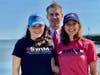 Rob and Julie Colligan, along with the children Elizabeth and Owen (not pictured), have participated in the Swim Across America Fairfield County open water swim event as swimmers and volunteers for 17 years. This year they will dive in again on June 24.