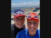 Rob and Julie Colligan practicing swimming in preparation for the annual Swim Across America Fairfield County open water swim. This year's event is Saturday, June 24, in Stamford, Connecticut.