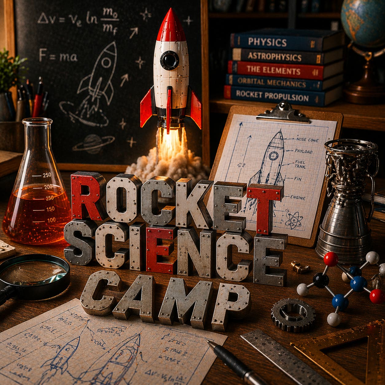 Junior Rocket Science - YES, real rocket science @ ATAM Camp!