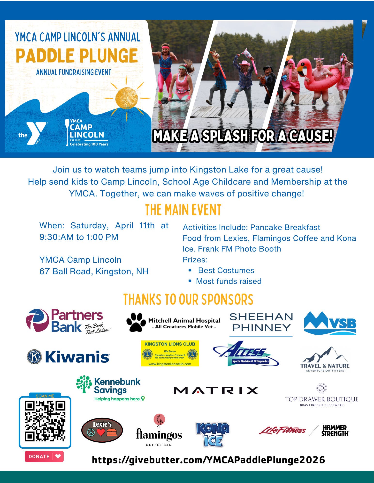 16th Annual Paddle Plunge!