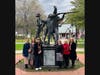 Members of Polly Cooper, NSDAR visit the Battle of Pines Bridge Monument