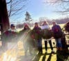 Members also attended WAA events at the Bedford Union Cemetery helping place wreaths on 245 veterans' graves