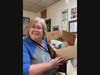 Project patriot chapter chair, assembles a care package to be sent to active duty military