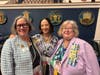 Polly Cooper Members in front of the NYS box at Memorial Constitution Hall