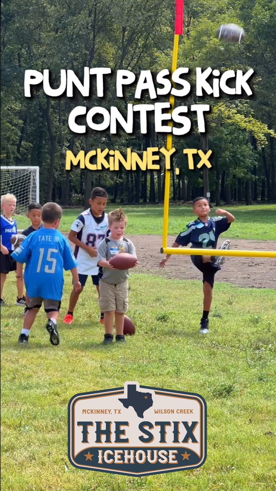 Punt, Pass, Kick Camp & Contest at The Stix Icehouse