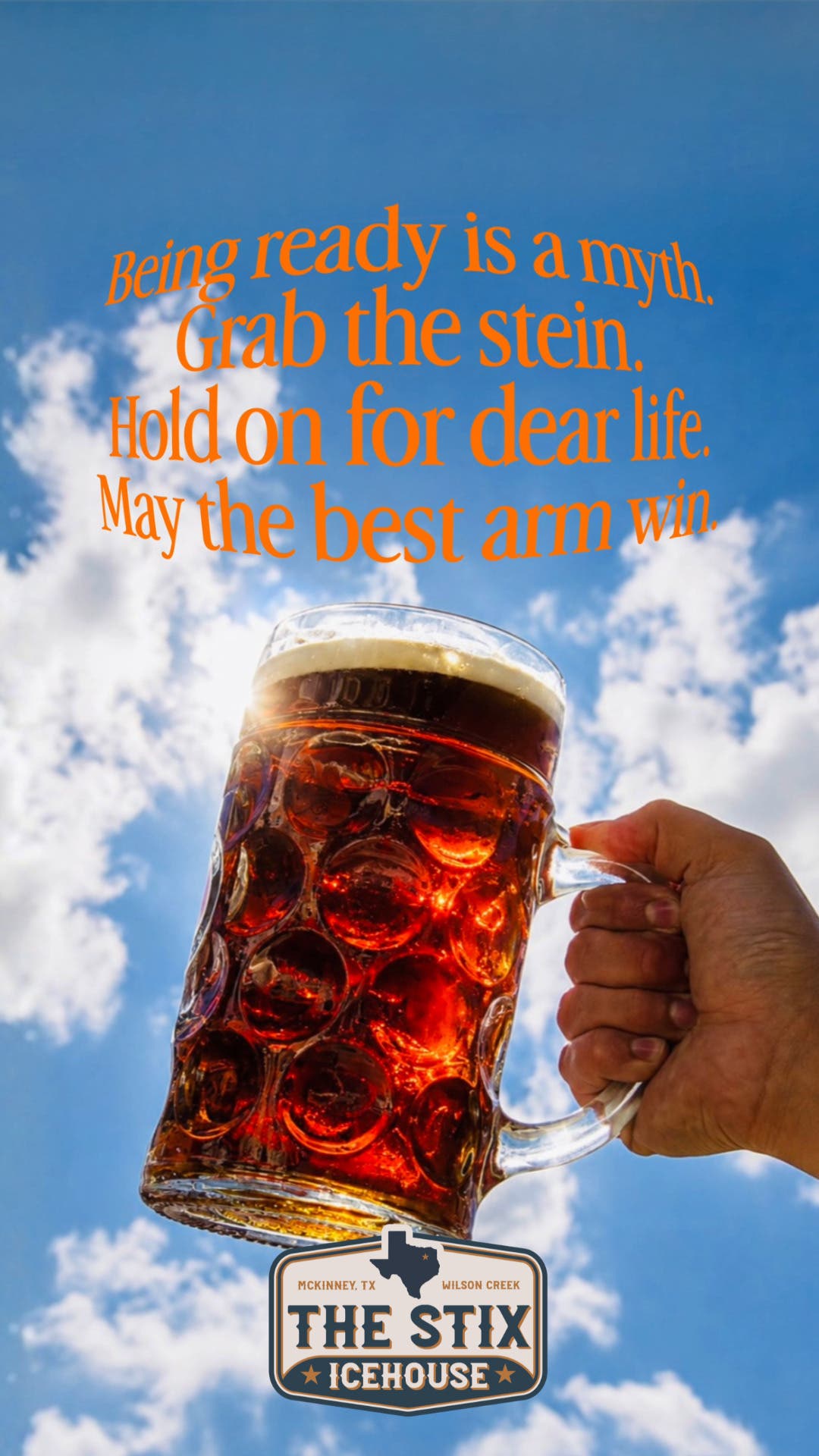 Stein Holding Contest at The Stix Icehouse