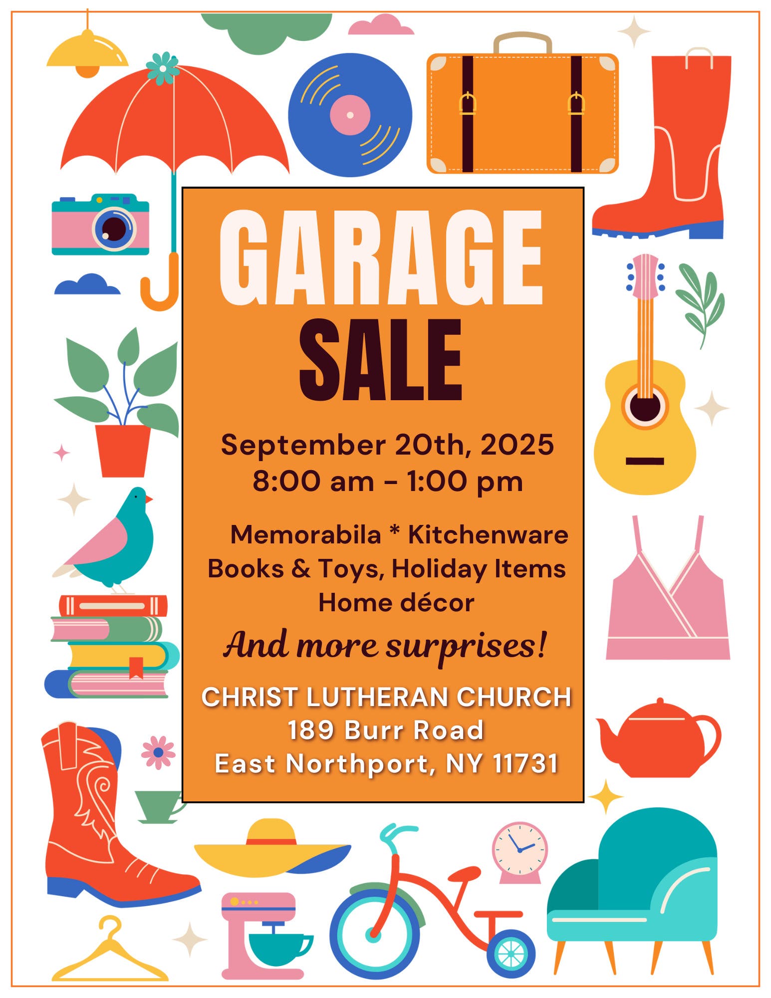 Christ Lutheran Church Annual Garage Sale