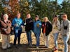 The first group on volunteers to work on the Haverhill homes