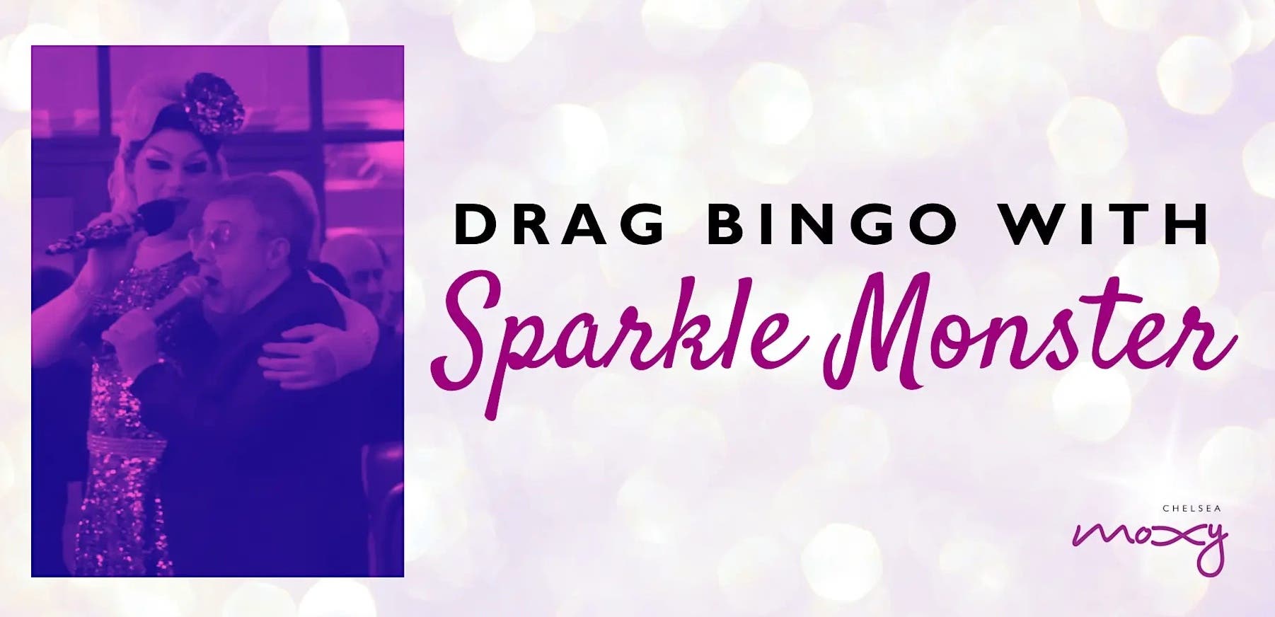 Drag Bingo with Sparkle Monster