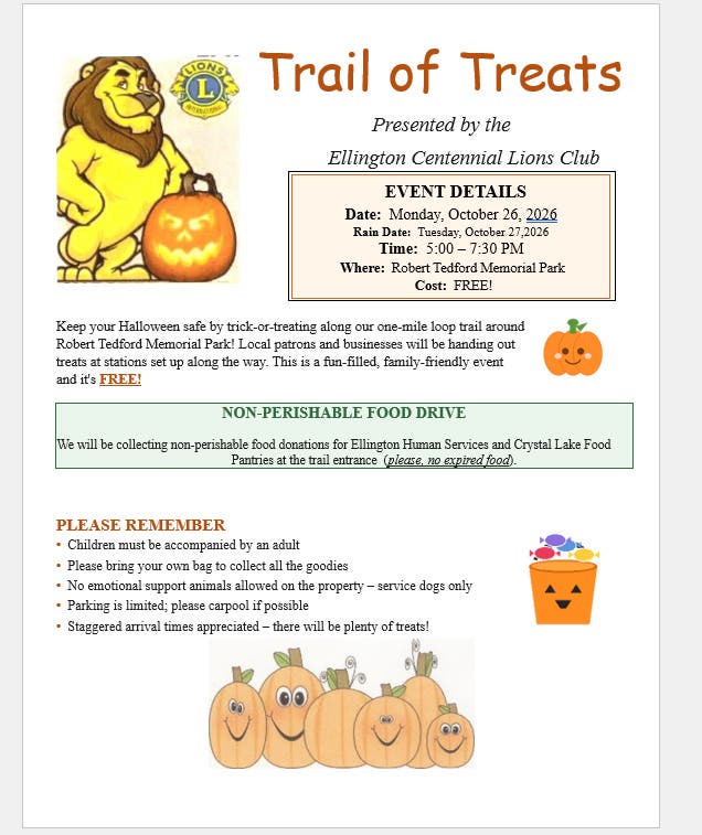 Trail of Treats