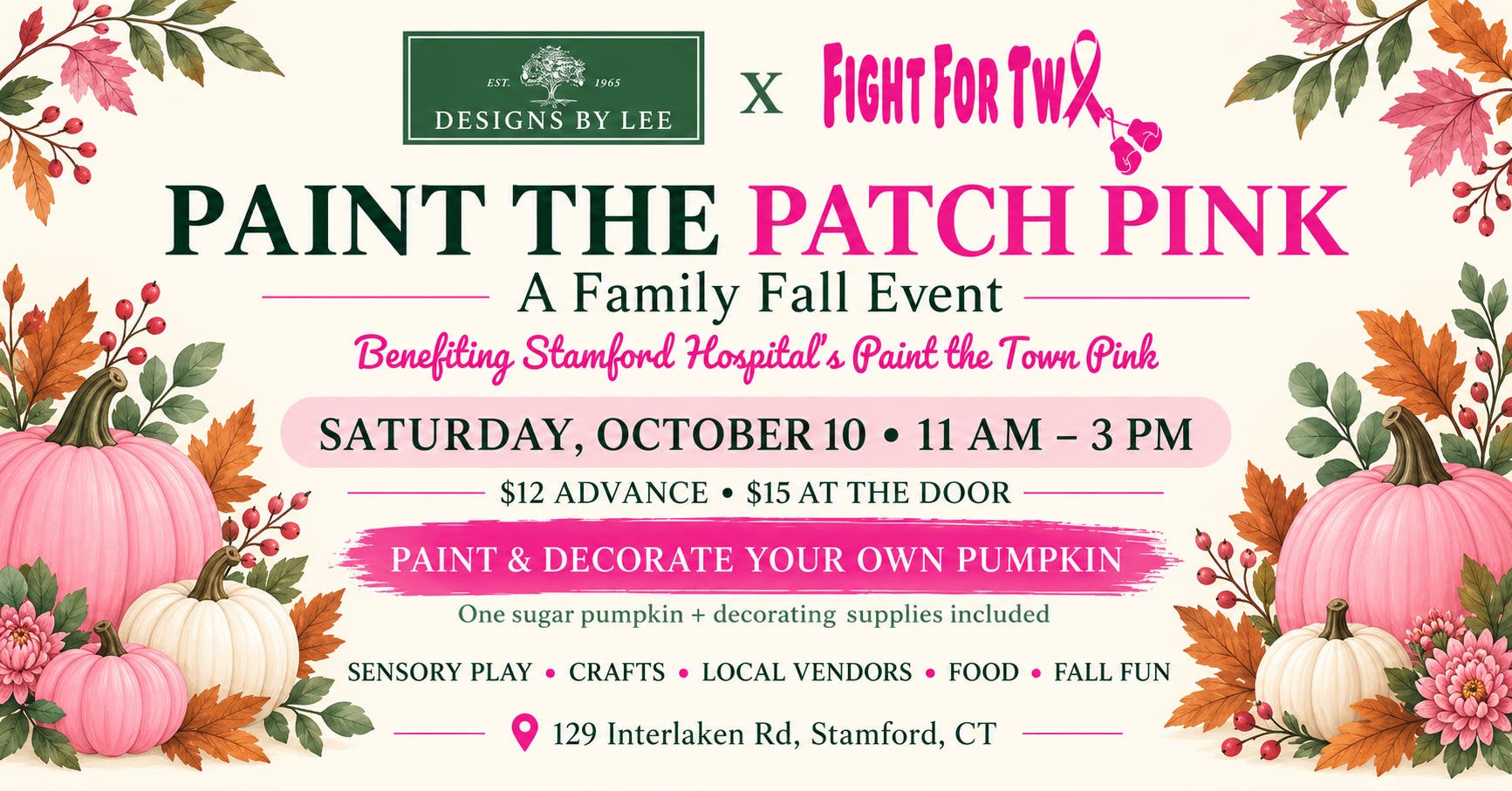Paint the Patch Pink: A Family Fall Event