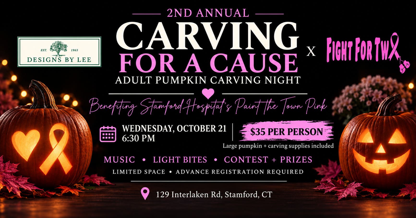 2nd Annual Carving for a Cause at Designs by Lee