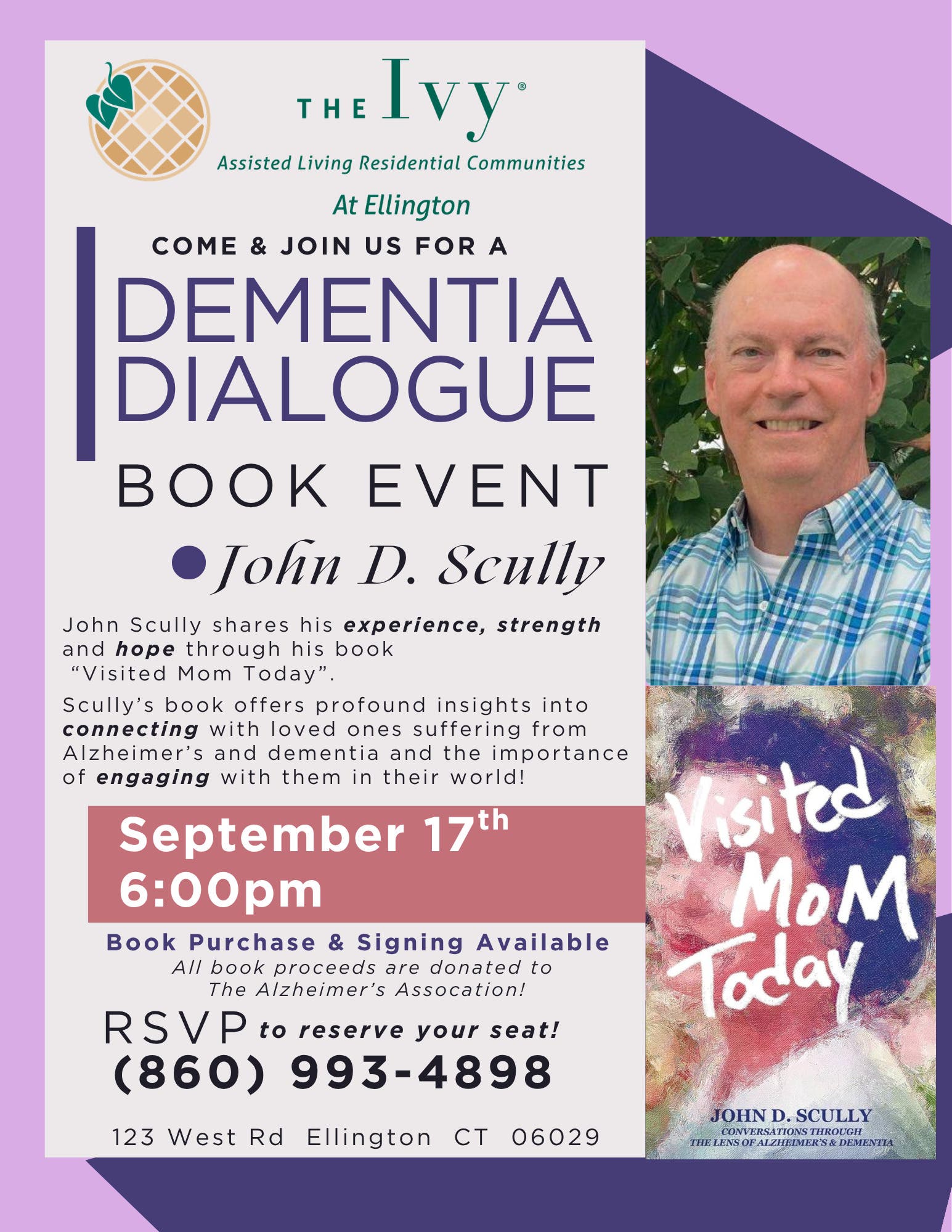 Dementia Dialogue Book Event with John Scully!
