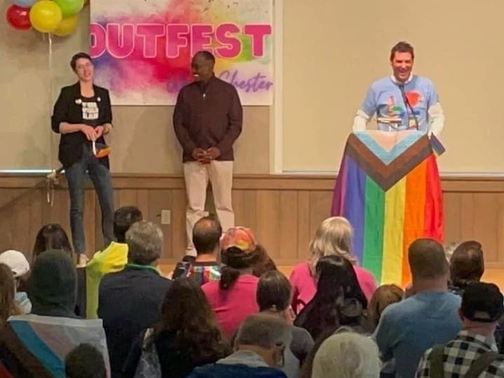 LBGQTIA+ Rally In West Chester Attracts Overflowing Crowd | West ...
