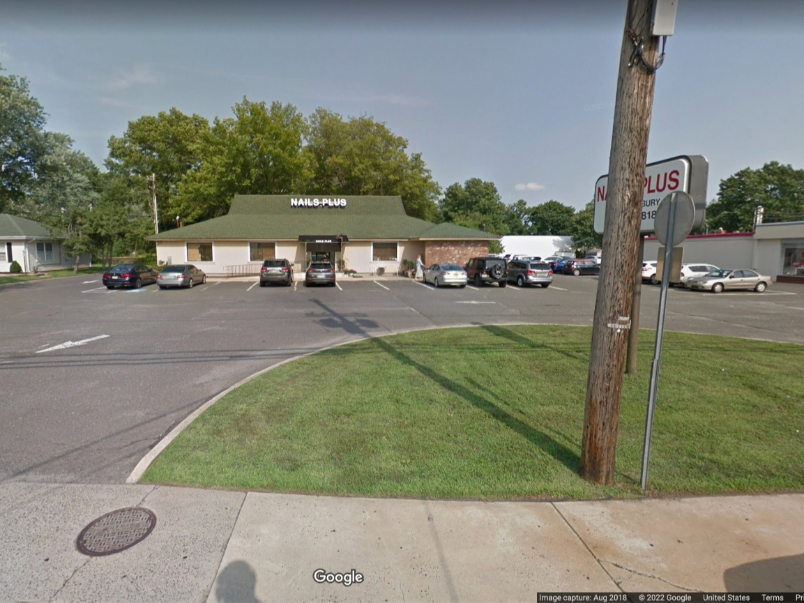 The parking lot from which the Land Rover was stolen at 3:30 p.m. Saturday.