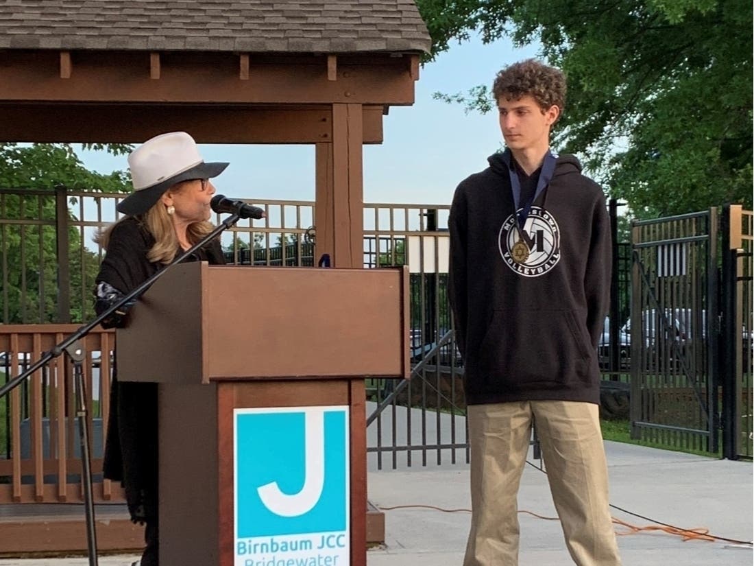 Aron Goodman created and posted a documentary about his grandmother, Tova Friedman, an Auschwitz survivor, for a Humanities project.