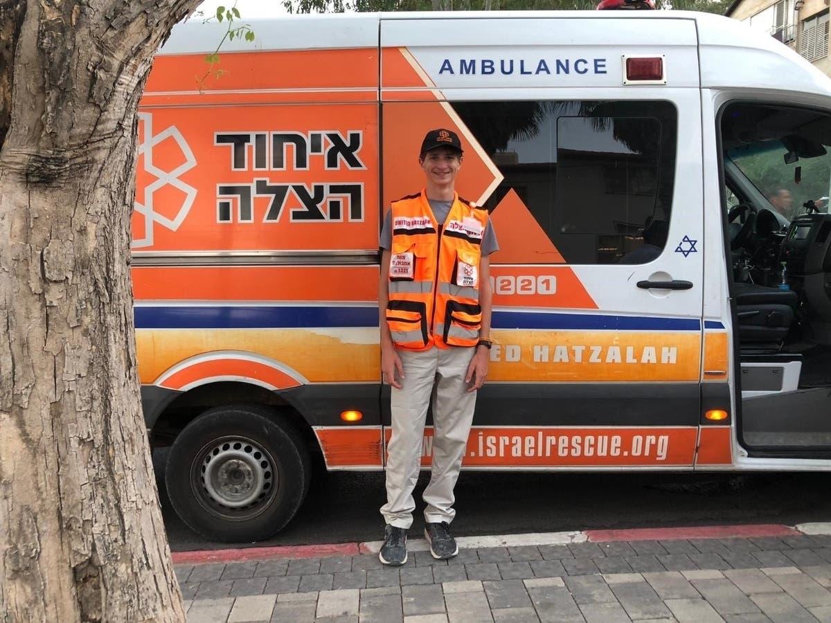 Aron Goodman, a Morristown High School student, collaborated with United Hatzalah to train as a first responder in Israel.