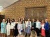 Summit College Club Foundation Scholarship Committee members congratulate the 2024 scholarship winners. 