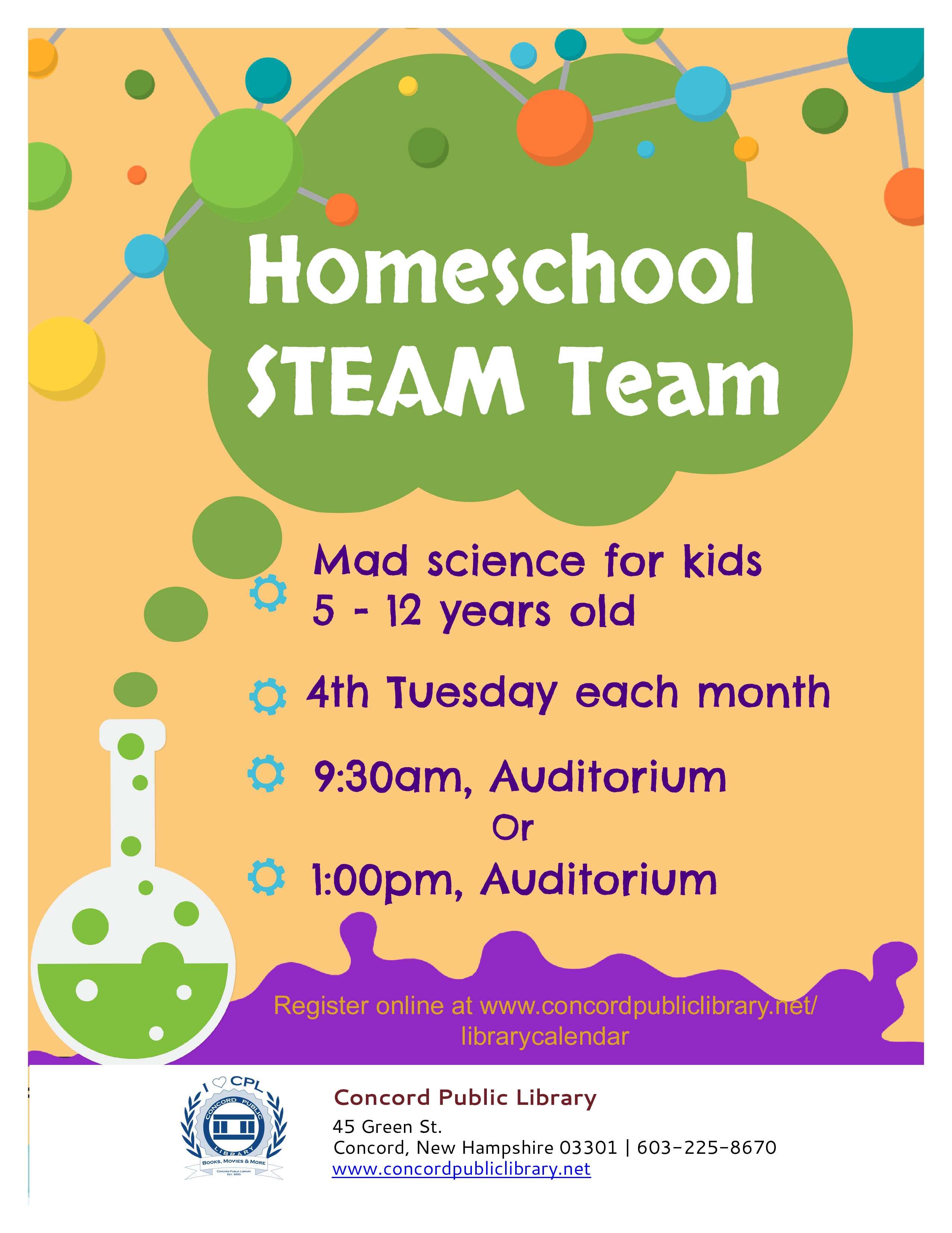 Homeschool STEAM Team